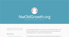 Desktop Screenshot of nwoldgrowth.org